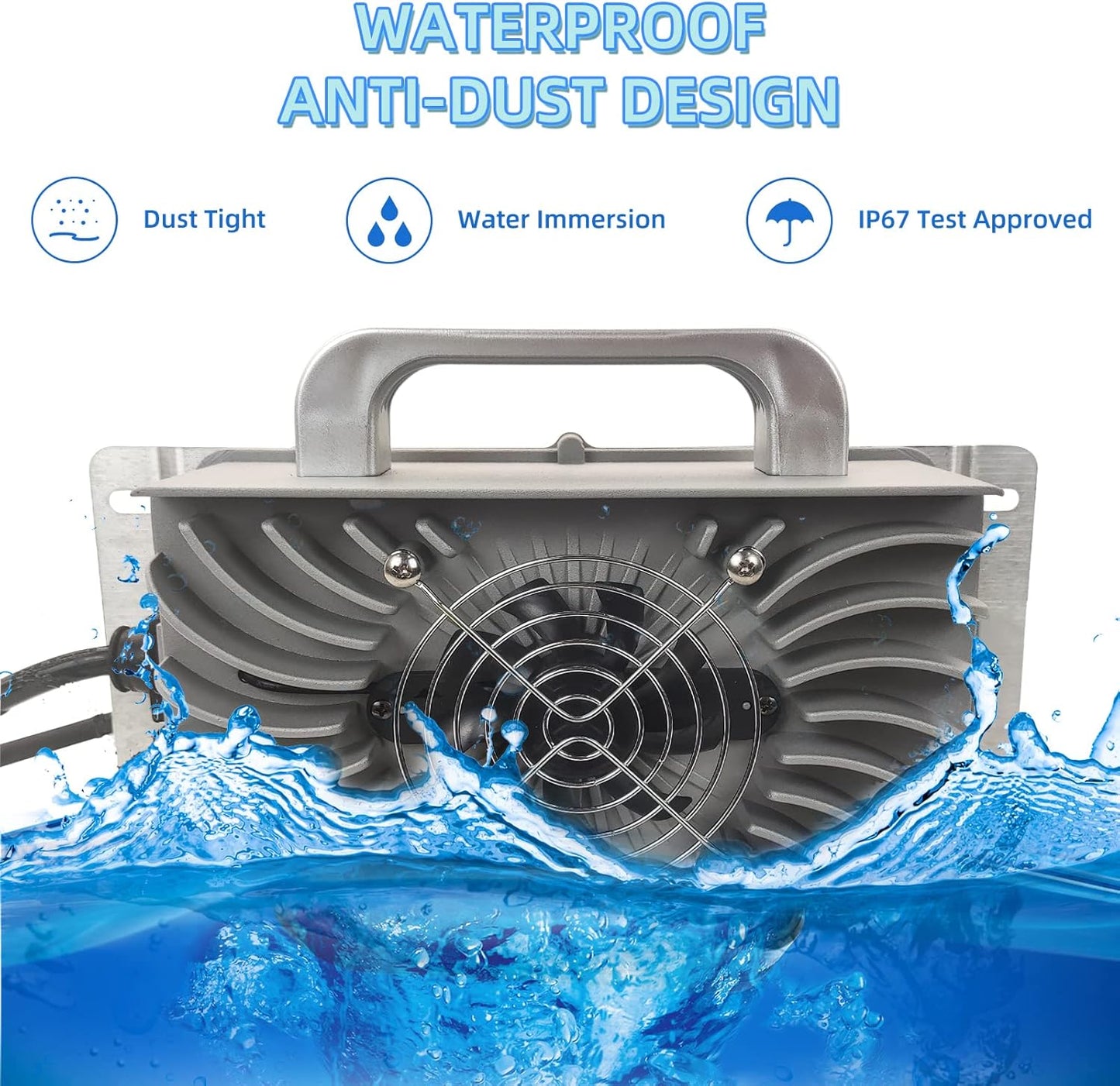 36V 20AMP Golf Cart Waterproof Battery Charger for 36 Volt Club Car EZGO Yamaha Golf Carts with Crowfoot Plug