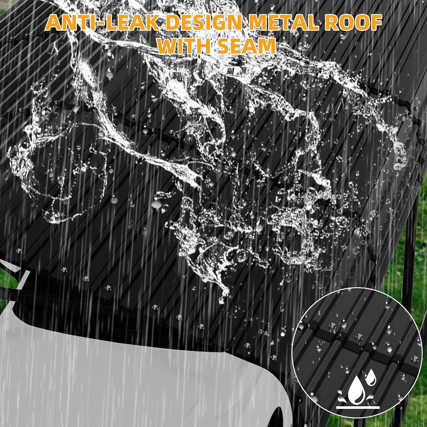 20' x 40' x 8.5' Heavy Duty Metal Carport with Galvanized Steel Roof, Steel Carport Kits Outdoor with Metal Roof, Galvanized Car Shelter for Tractors, Pickup, Boat, Car