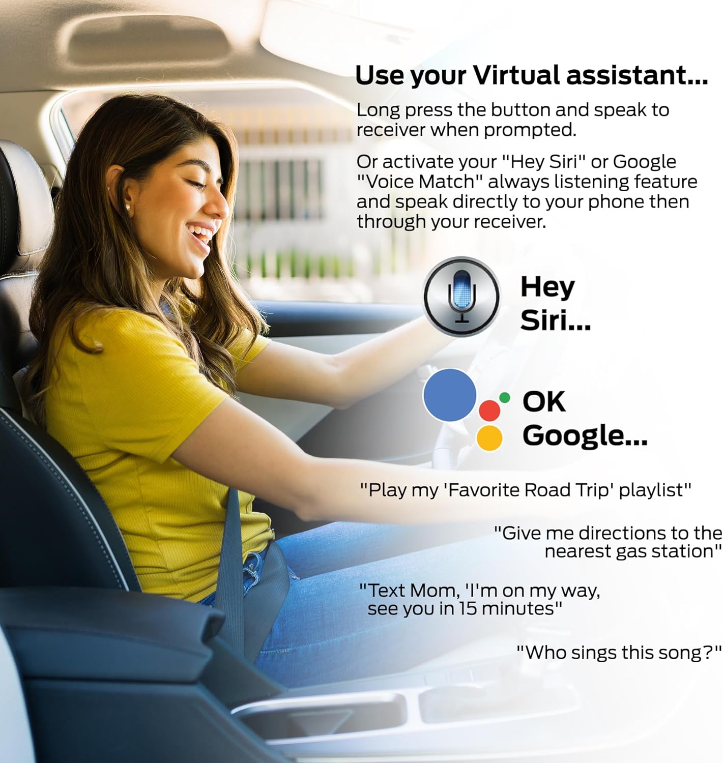 Monster Bluetooth Receiver for Car and Home, Bluetooth Car Adapter Audio Receiver with 3.5mm Aux, Microphone, Google Voice & Siri Compatible, Hands-Free Calls, for Headphones Speakers Vehicles Planes