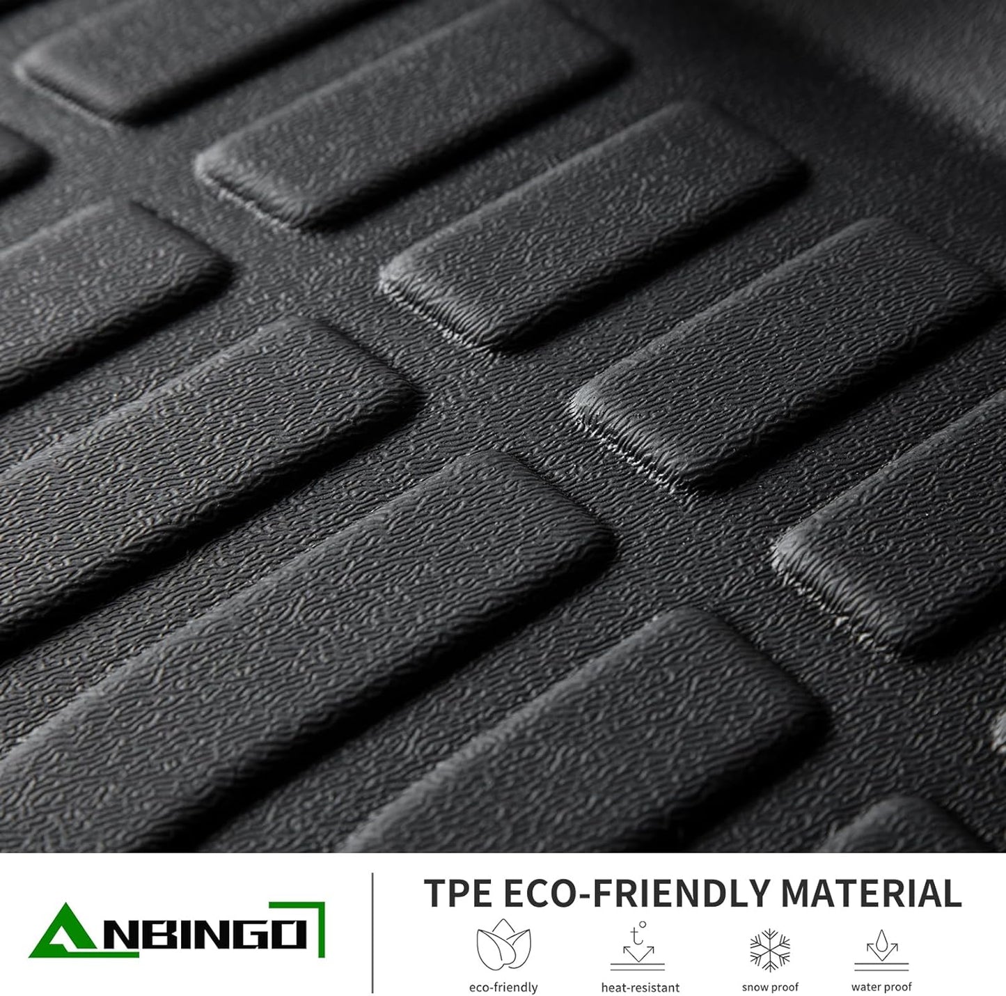 ANBINGO®Floor Mats Fit for Nissan Ariya 2023-2025&Seatback&Cargo Liners All Weather Mats for Nissan Ariya TPE Car Mat Rugs for Ariya Rubber Trunk Carpet for 2024 Ariya Automotive Accessories