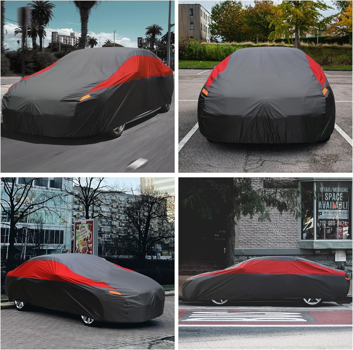 Car Cover Waterproof All Weather,Outdoor Car Cover for Automobiles