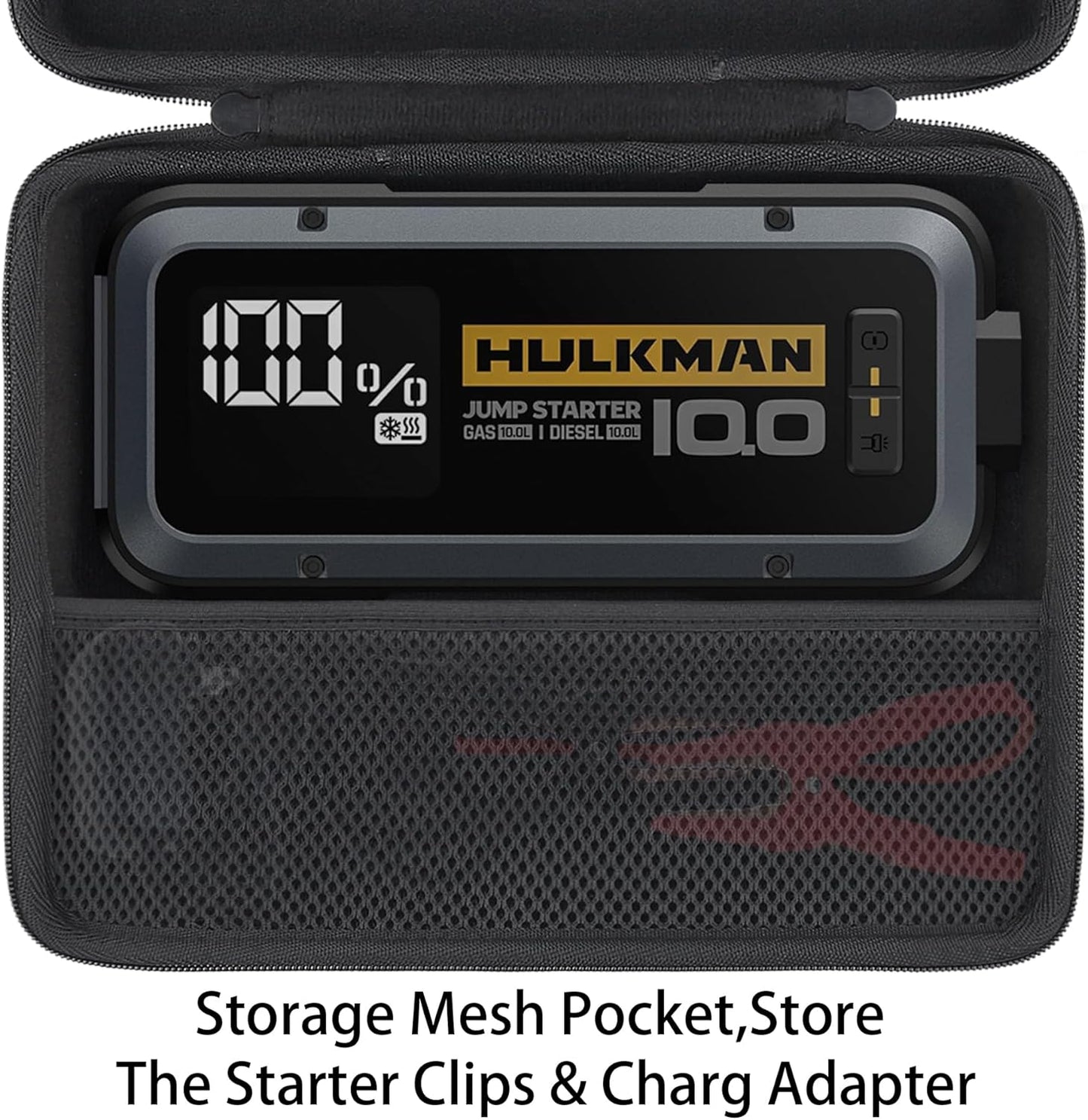 Replacement for HULKMAN Alpha100 Jump Starter Hard Carrying Case by Aenllosi(Case Only)