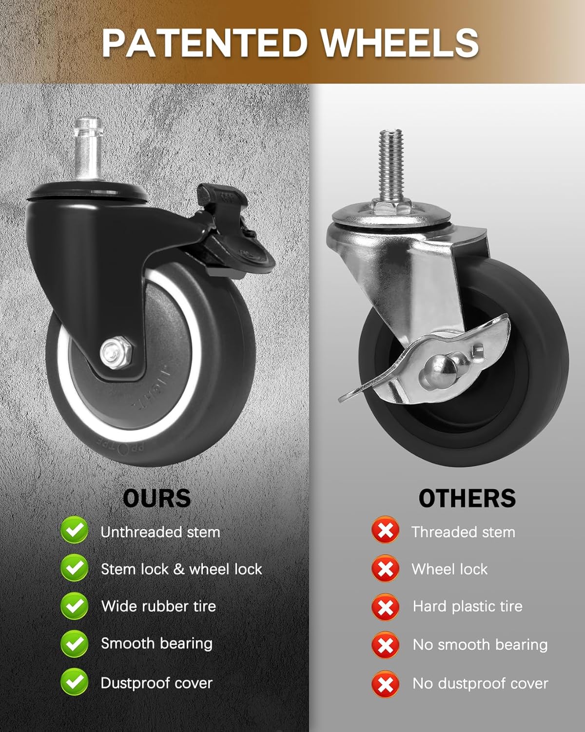 Shop Stool with Lockable Rubber Wheels Adjustable Backrest Tool Tray Storage 400 lb Capacity Rolling Garage Stool (Coffee)