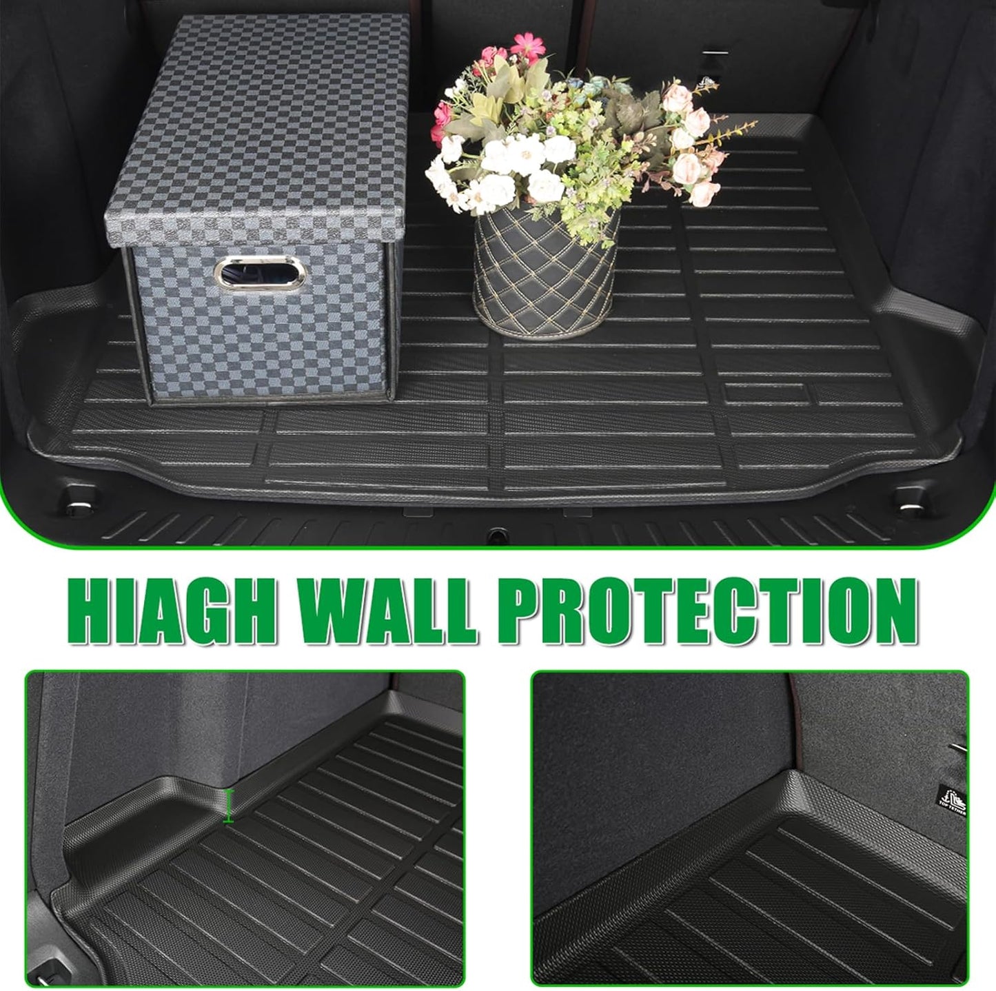 for Toyota 4runner Floor Mats 2025,Car Mats for Toyota 4runner All Weather Floor Mats Cargo Floor Liner Accessories 2025