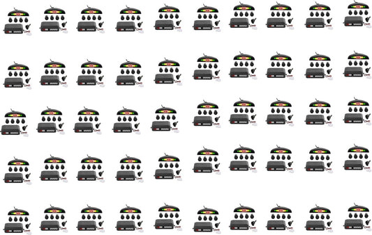 ZONETECH Car Reverse Backup Radar System - Premium Quality 4 Parking Sensors Car Reverse Backup Radar System with LED Display (50 Pack)