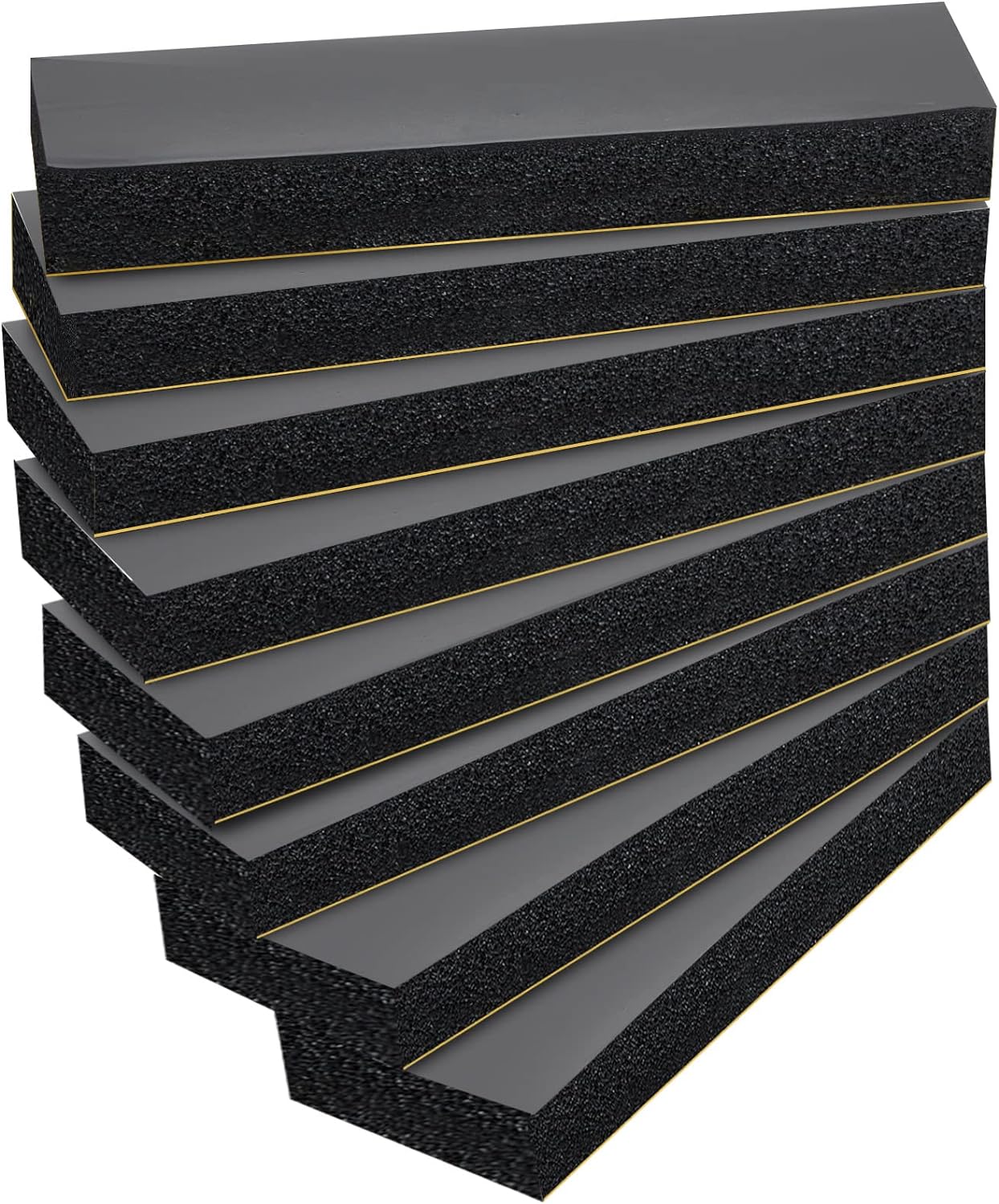 Newwiee 8 Pack Garage Wall Protector, Garage Bumpers for Parking Car Anti Collision Wall Guard Self Adhesive EVA Foam Pole Padding for Warehouse Parking, 11.81 x 3.94 x 1.18 Inch