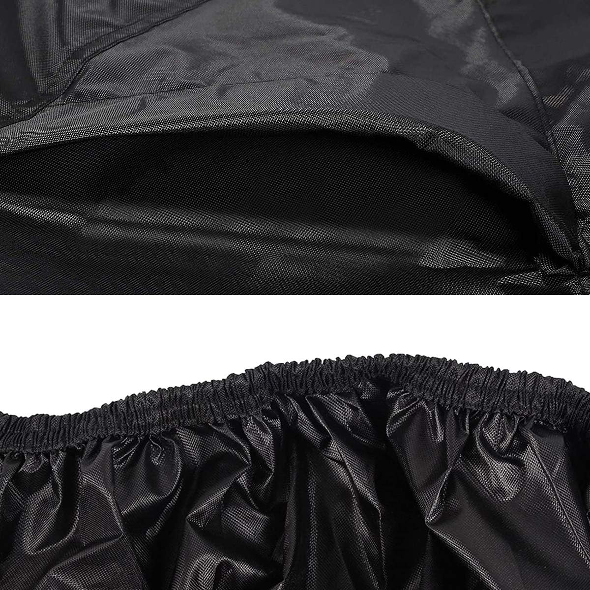 UTV Cover 4-6 Seater Waterproof Heavy Duty Black Oxford Cloth Protection Covers UTV Accessories for Polaris RZR Can-Am Defender All Weather Side by Side Cover