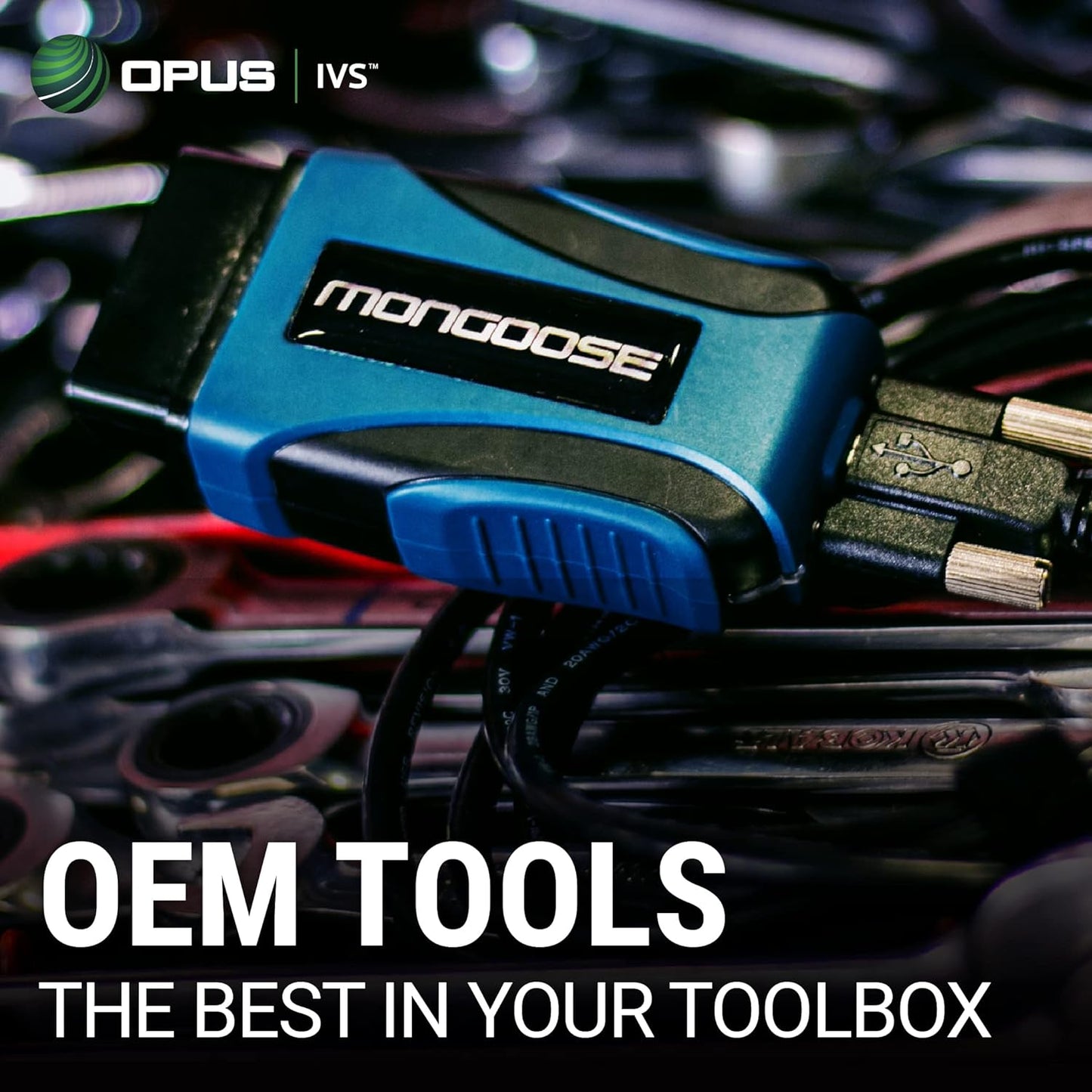 Opus IVS Mongoose-Plus J2534 OEM Vehicle Bluetooth Wireless Interface Cable - Honda/Acura OEM Reprogramming and Diagnostics