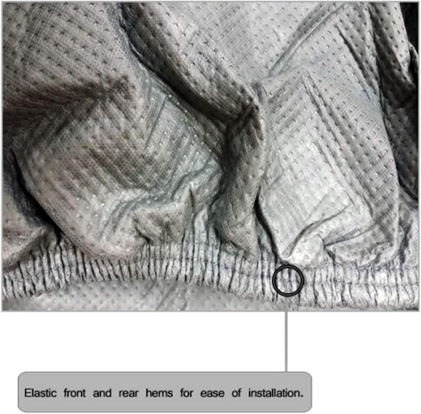 5 Layer Car Cover for Cadillac Series 60 Special 1936-1939, Semi Custom Fit Full Coverage Pollution, Dust, Sun, Snow, Rain, Hail All Weather Protection, Breathable