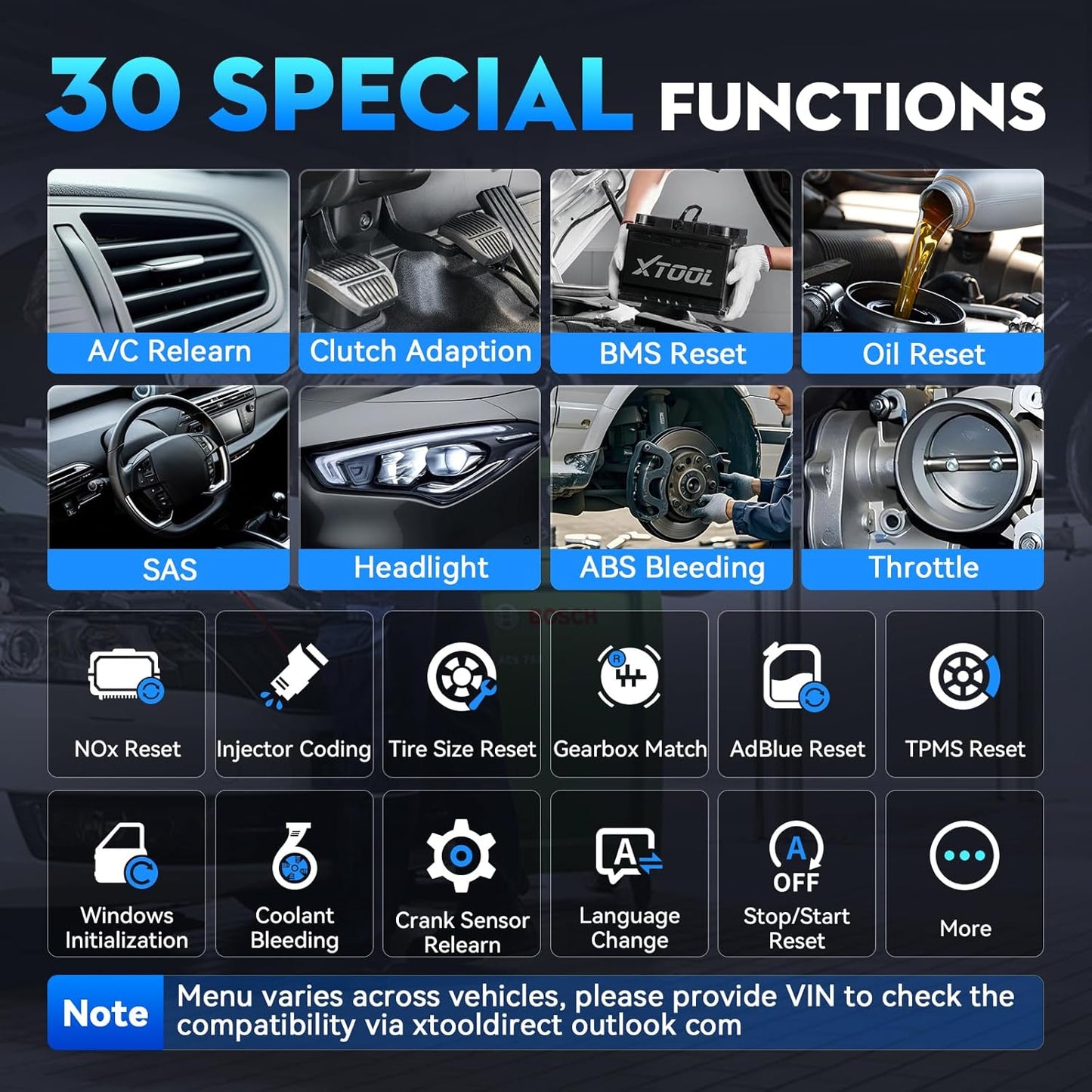 XTOOL D6S OBD2 Scanner Diagnostic Tool, 2025 Car Scanner with 30 Resets, All System Scan Tool with FCA & CAN FD, ABS Bleed, Gearbox Match, Crank Sensor Relearn, Lifetime Update, Upgraded of D5S