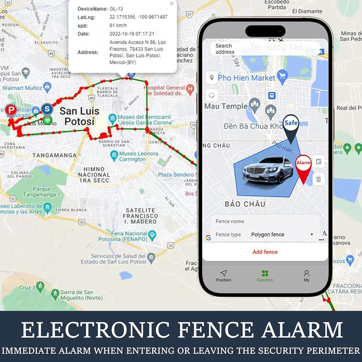 Magnetic GPS Tracker for Vehicles, Pets, & Family – Waterproof Covert Real-Time Locator – No Subscription, No Monthly Fee – Global Coverage, No Delay