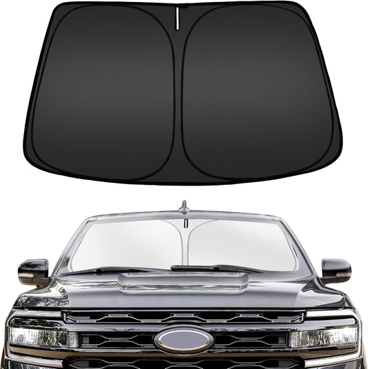 ARISMOTOR Windshield Sun Shade for Ford Expedition 2018-2025, Custom Fit Foldable Front Window Sunshade Sun Visor Protector, Block UV Rays Keep Your Car Cooler