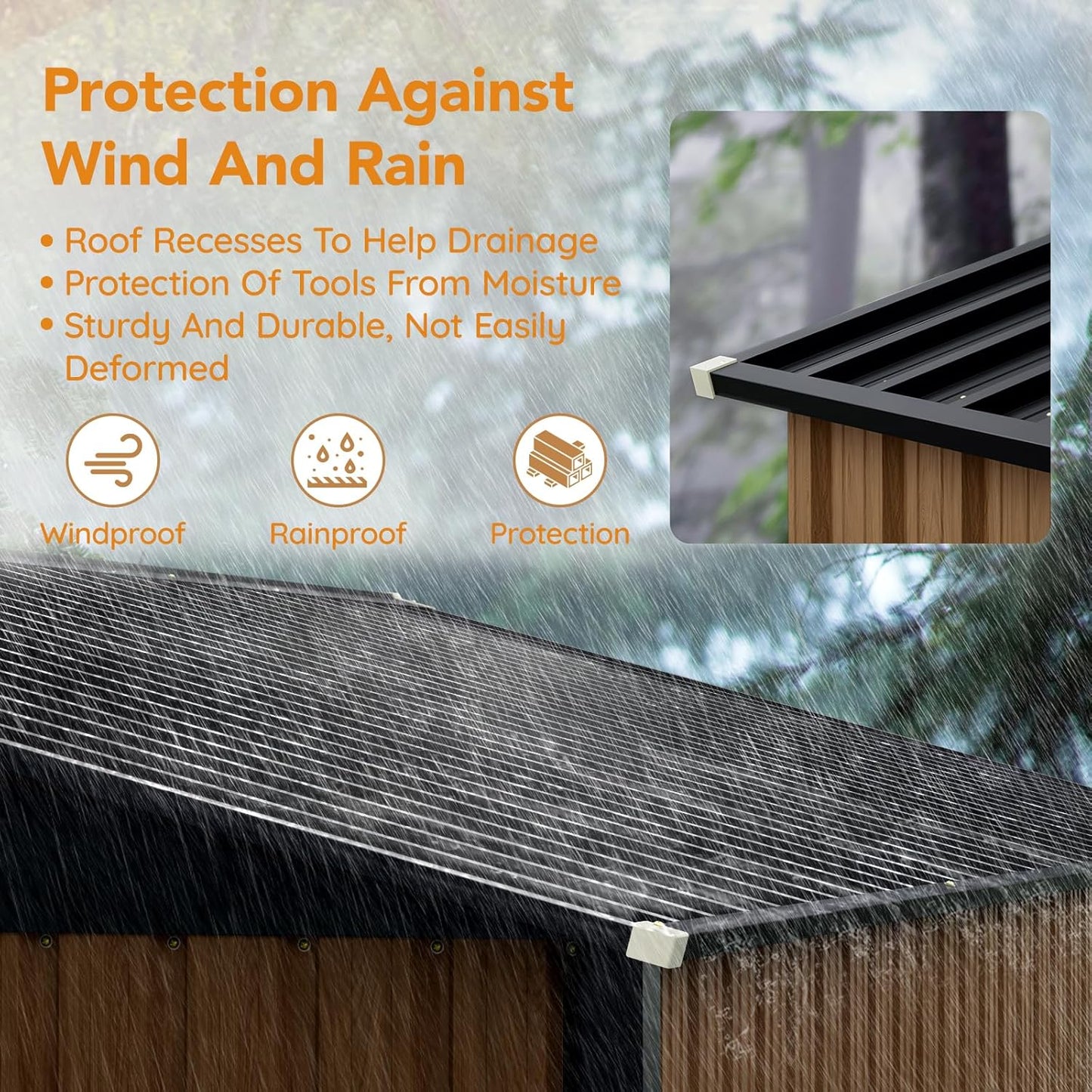 10X12 FT Outdoor Steel Storage Shed with Lockable Doors, 2 Windows, Garden Shed Ideal for Backyard, Patio Storage,Chicken Coop(Wood Panels & Frame Floor Not Included)