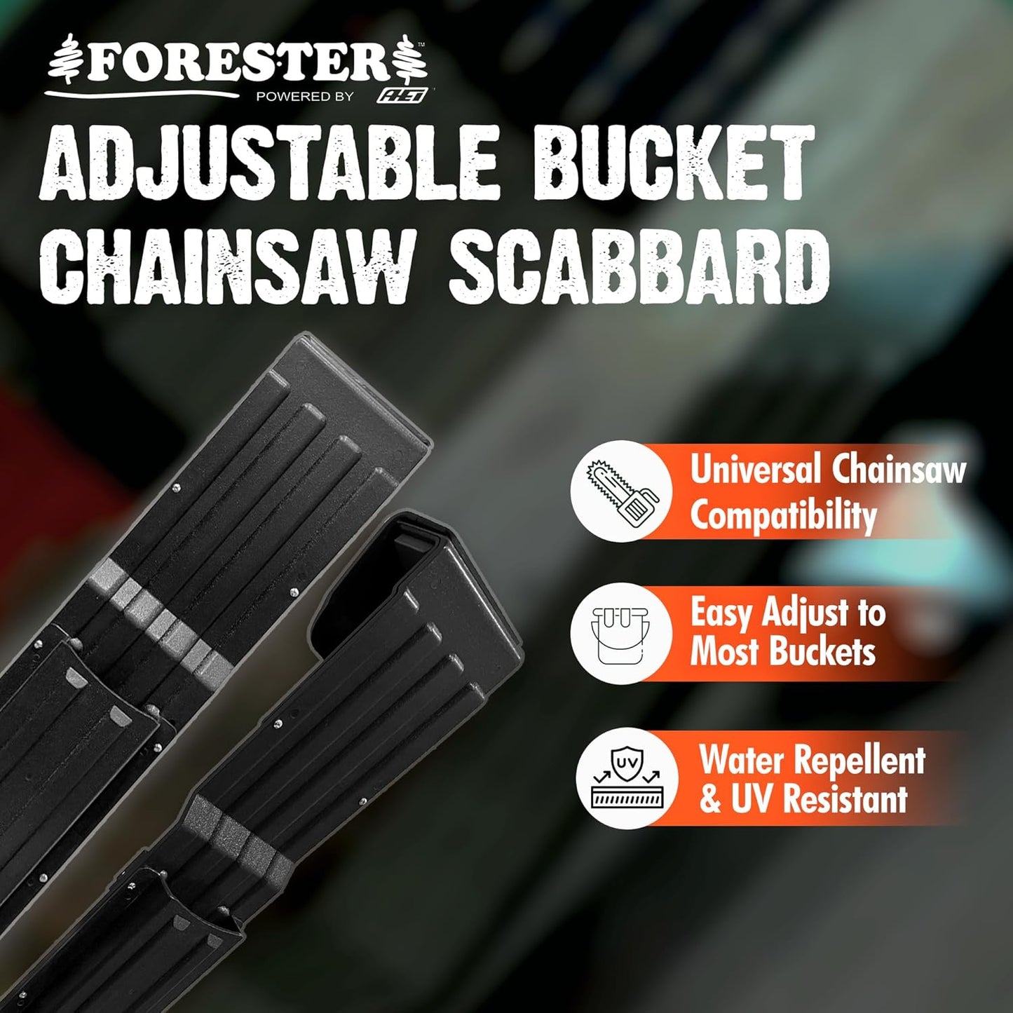 FORESTER Adjustable Bucket Chainsaw Scabbard | Chainsaw Holder for Bucket Truck Accessories