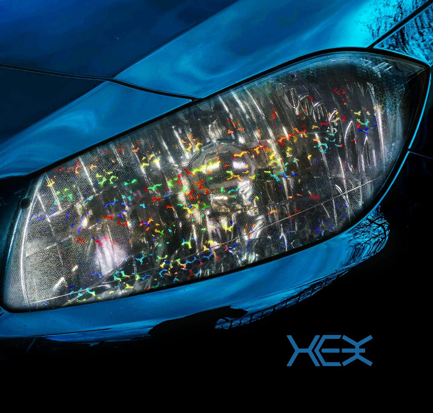 VViViD Bio Pulse HEX+ Smoke Air-tint headlight taillight tint extra large roll (17.9x 60")