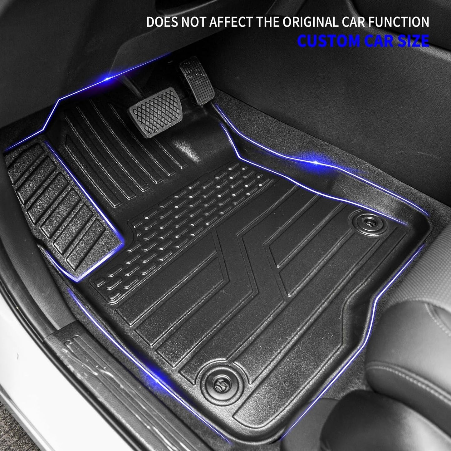 Rongtaod Floor Mats Compatible with 2023 2024 2025 2026 Honda CRV Trunk Liner Cargo Liner Cargo Mat Back Seat Cover Protector CR-V Accessories (Fit Lower Deck,Backrest Mats+Trunk Mat+Floor Mats)