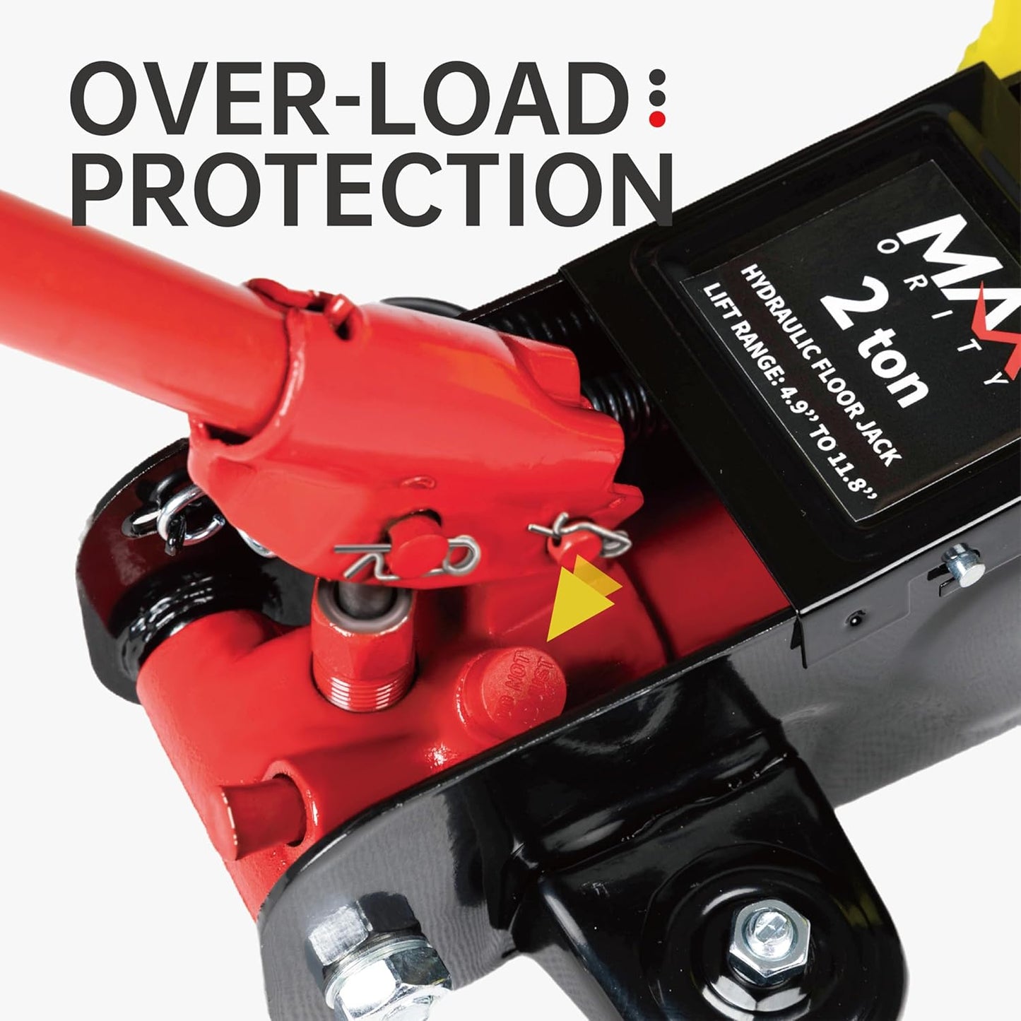 2-Ton (4000 lbs) Hydraulic Trolley Garage Service/Floor Jack with Blow Mold Carrying Storage Case for sedans and Pickup Trucks Home and Workshop Vehicle Maintenance