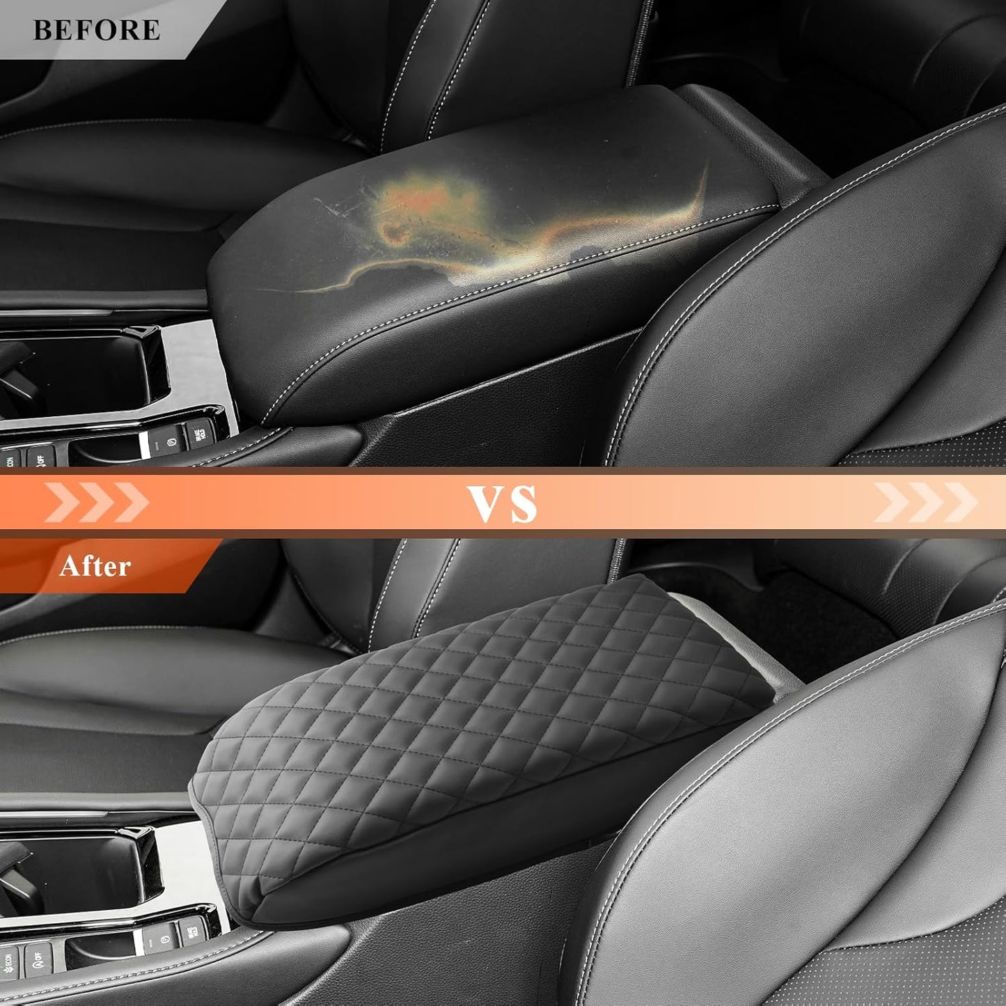 CDEFG for Honda Accord 2023-2025 Center Console Cover Armrest Box Cover for Accord (LX,SE) 2023 2024 2025 Accessories Console Arm Rest Protector