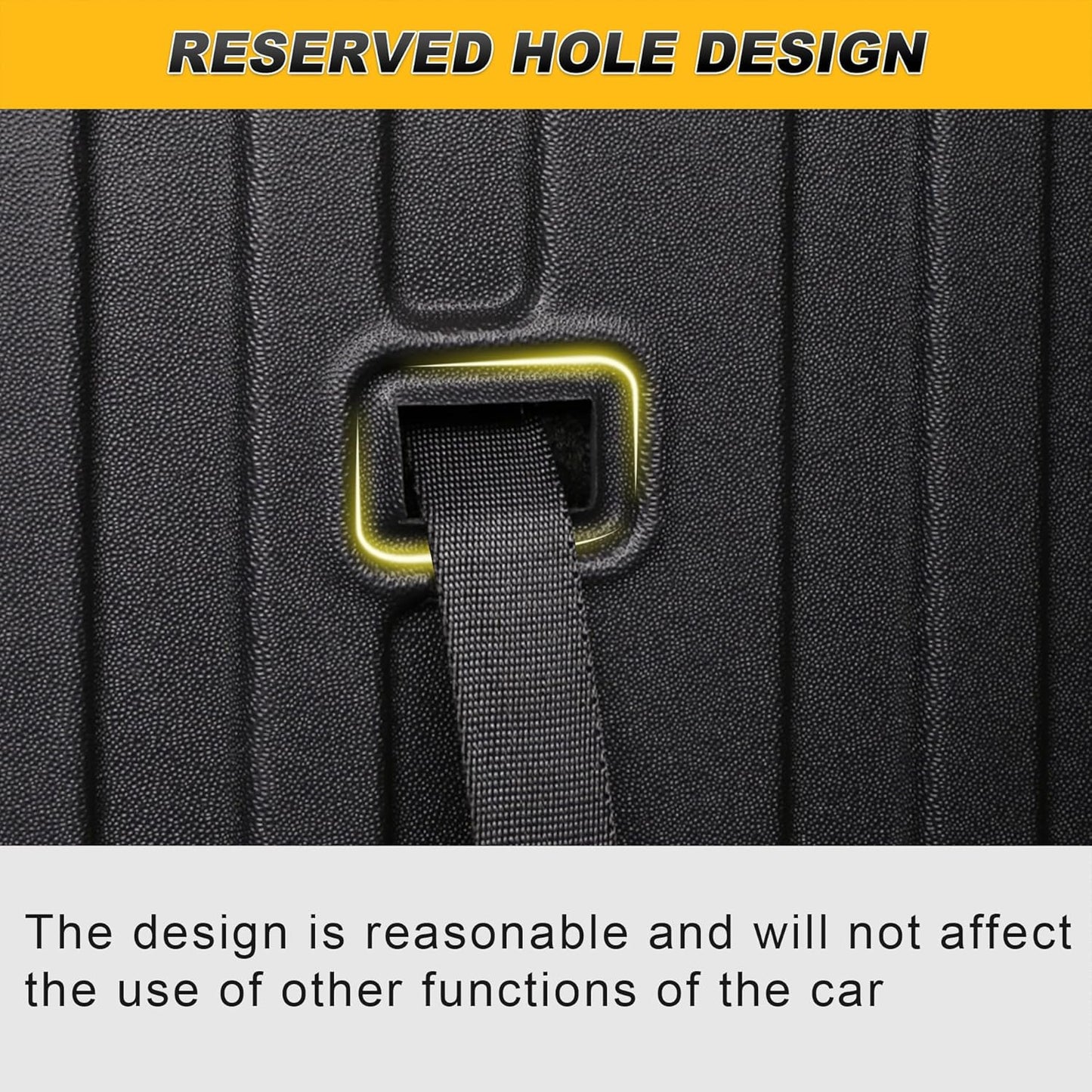 Cargo Liner & Backrest Mat Fit for Honda HR-V HRV 2016-2022 AWD: Cargo Mat with Backrest Mat Behind 2nd Row Back Seat Protector - All Weather Protection Trunk Mat with Back Seat Cover HRV Accessories