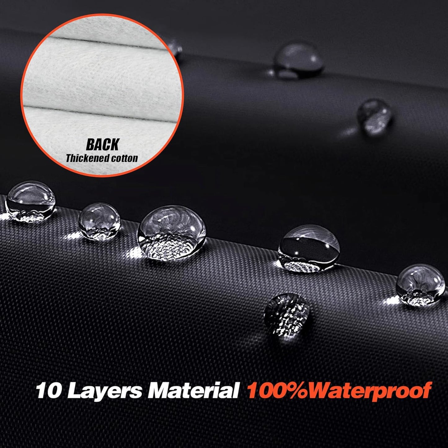 RX350 Car Cover 100% Waterproof All Weather, Gift with Towel, 10 Layers SUV Car Cover Custom Fit 2003-2025 RX/RX350/RX450H/RX500H, Outdoor Car Covers Rain Sun UV Protection with Door Zipper.