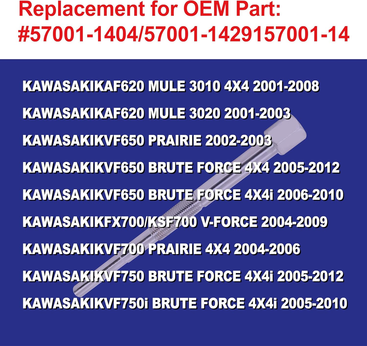 Duty Clutch Puller Tool for EZGO 2008-2024 Gas Golf Cart with Kawasaki Engine, CC2200/Clays Car/MPT/Refresher/RXV/ST/Custom/Sport/Shuttle/Valor/Woods Boundary MAV 608429