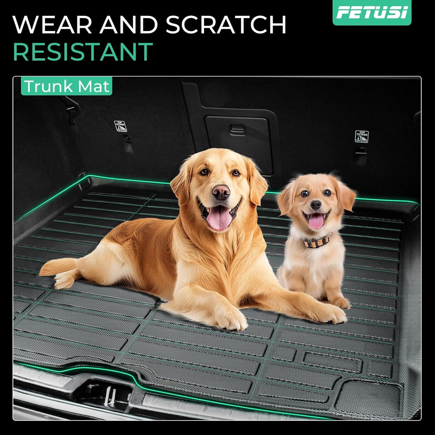 Floor Mats & Cargo Liner Set Custom Fit for Mazda CX-70,CX 70 PHEV 2025 All Weather Protection for Car Mats Anti-Slip TPE Odorless Floor Liners Mazda CX-70 Accessories Waterproof Trunk Mat, Black