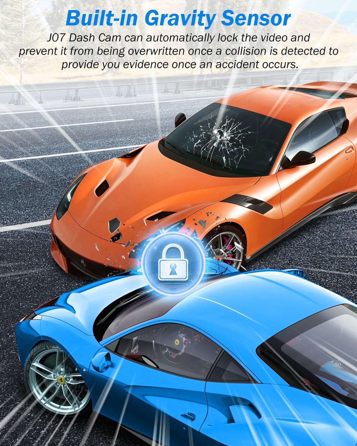 Dash Cam Front and Rear 2.5K/1440P, 3 Channel Dash Camera for Cars Dash Cam Front Rear and Inside with 32GB Card, 3.16" IPS Screen, G-Sensor, Loop Recording, Night Vision, Parking Mode