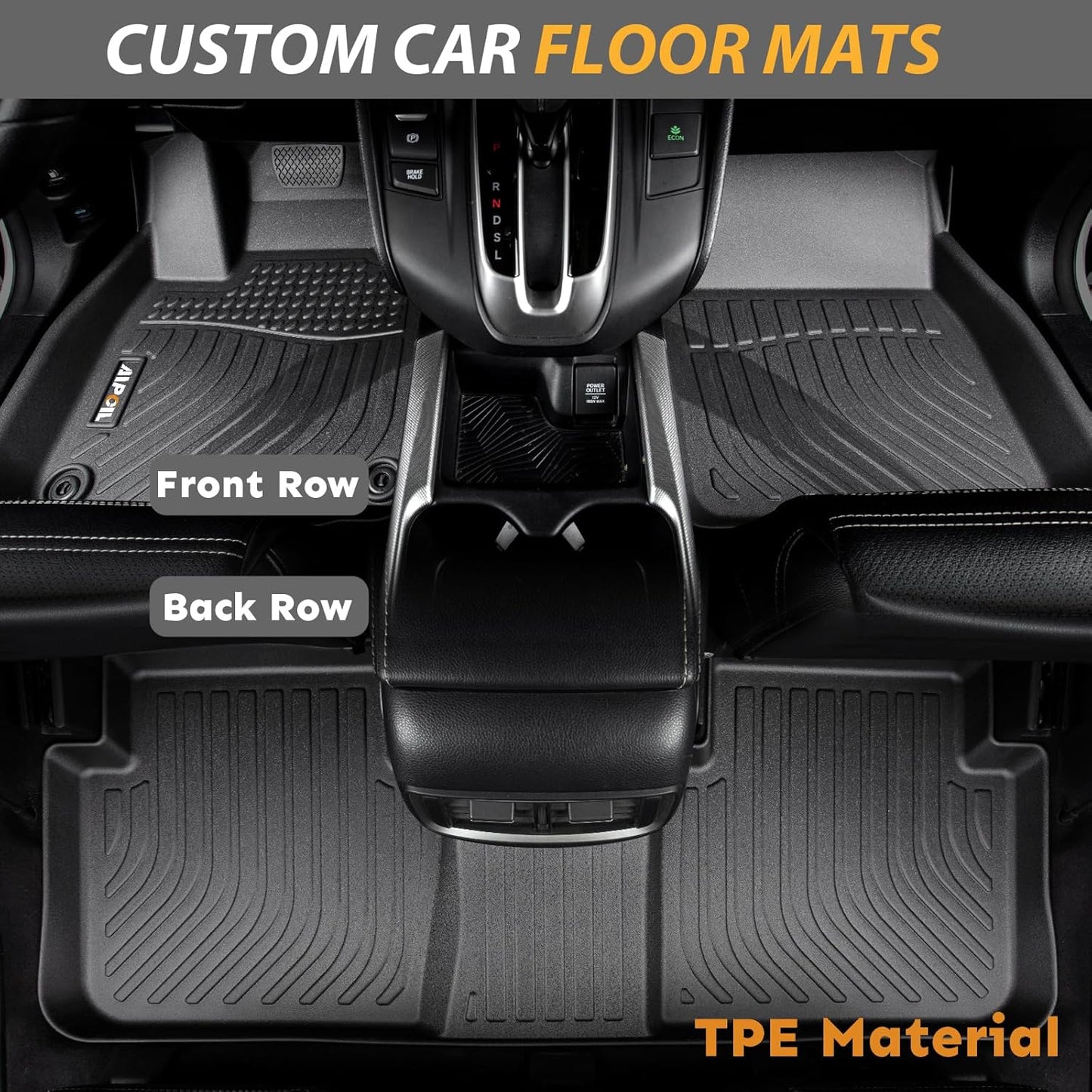 AIPOIL® Floor Mats for 2022-2024 2025 VW Taos | All-Weather | Easy to Clean | All-Round Protection丨Full Set Automobile mats Accessories.