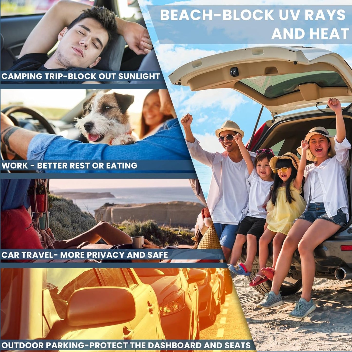 Sun Shade Sunshade for Honda Pilot 2016-2025 2026 Windshield Cover, 4-Layers Sun Shield 240T Silver Sun Visor Foldable Window Shade for Pilot EX-L Special Edition Elite Black Edition Touring