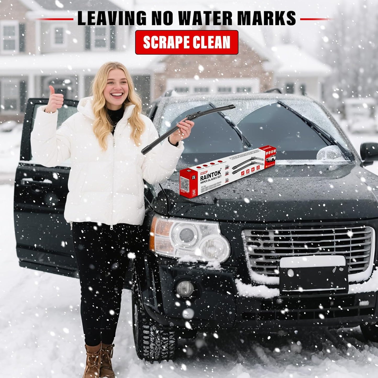 Windshield Wiper Blades Replacement for Ford Expedition Lincoln Navigator 2018 2019 2020 2021 2022 Original Factory Quality Front Rear Wipers Blade Set for My Car - 22" 22" 11" (Pack of 3)