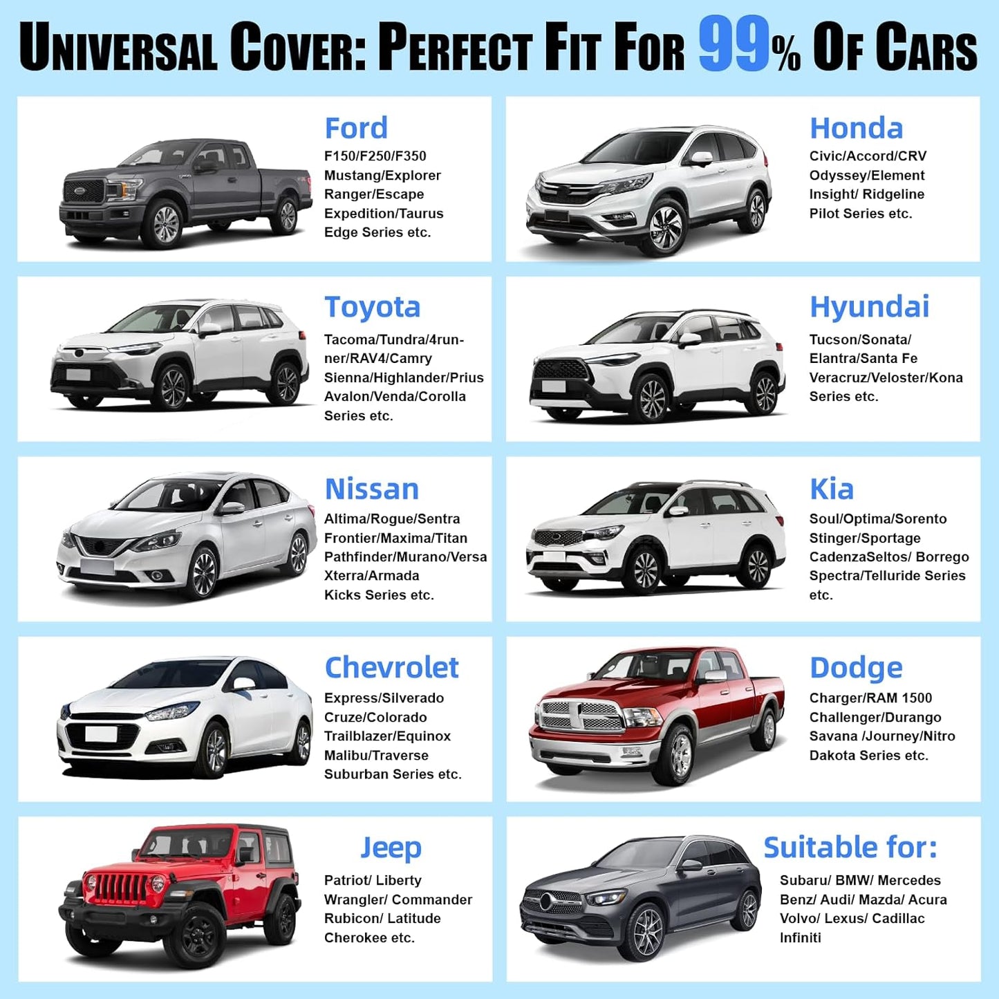 Premium Car Seat Cushion, Driver Cushion with Comfort Memory Foam & Non-Slip Rubber Bottom, Car Seat Pad Works with 95% of Vehicles and Office Chair or Home (4D Mesh - Black)