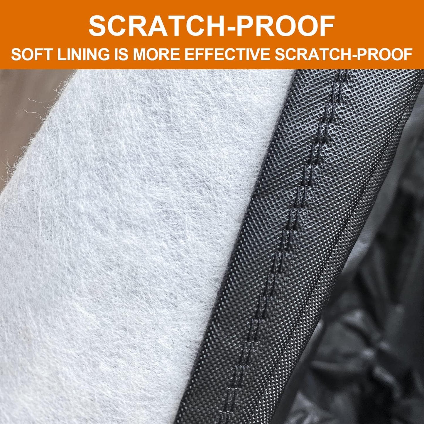 Kayme 7 Layers SUV Car Cover Custom Fit for GMC Yukon (1995-2025) Waterproof All Weather for Automobiles, Outdoor Full Cover Rain Sun UV Protection.