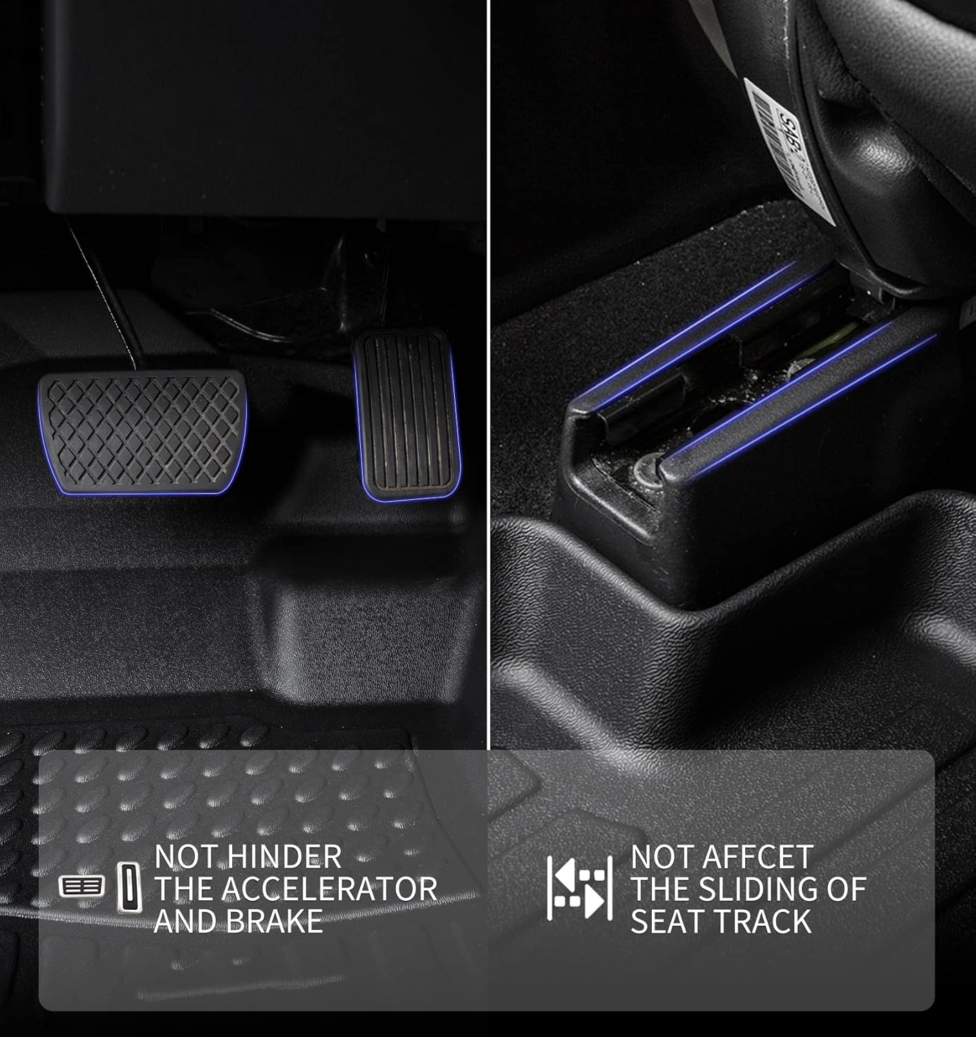 KELCSEECS® Floor Mats & Cargo Liner Custom for Acura RDX 2025 2024 2023 2022 2021 2020 2019,All Weather Protection TPE Floor Liners Front& Rear Row Full Set Acura RDX Accessories Black