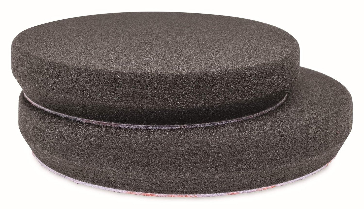 Griot's Garage 6.5" Black Foam Finishing Pads for Car Polishing and Detailing, Buffing Pads for Paint Correction and Sealant Application, 10619, Set of 2