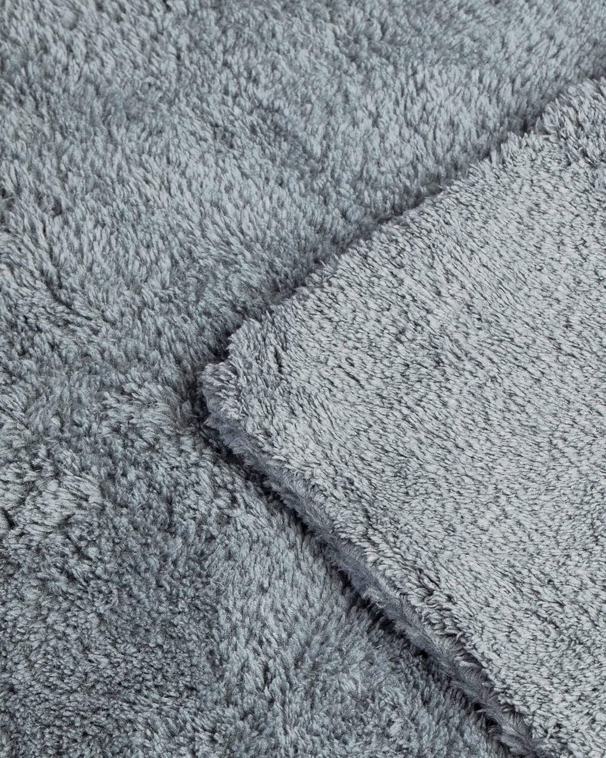 Adam's Borderless Grey Microfiber Towel (2pk) - Premium Ultra Soft Car Detailng Towel Cloths, 480gsm - Safe for Car Wash, Home Cleaning & Pet Drying Cloths (16 Inch x 16 Inch)