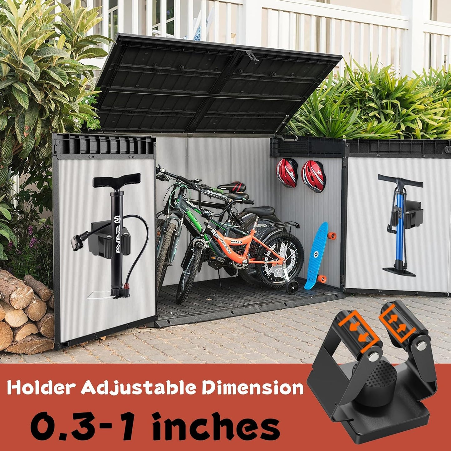 Magnetic Broom Holder,2 Pack Strong Magnetic Mount Broom and Mop Holder for Cleaning Tools,Power Non-Slip Magnetic Tool Holder Broom Hooks for Apartment RV Accessories Camper Garage Kitchen