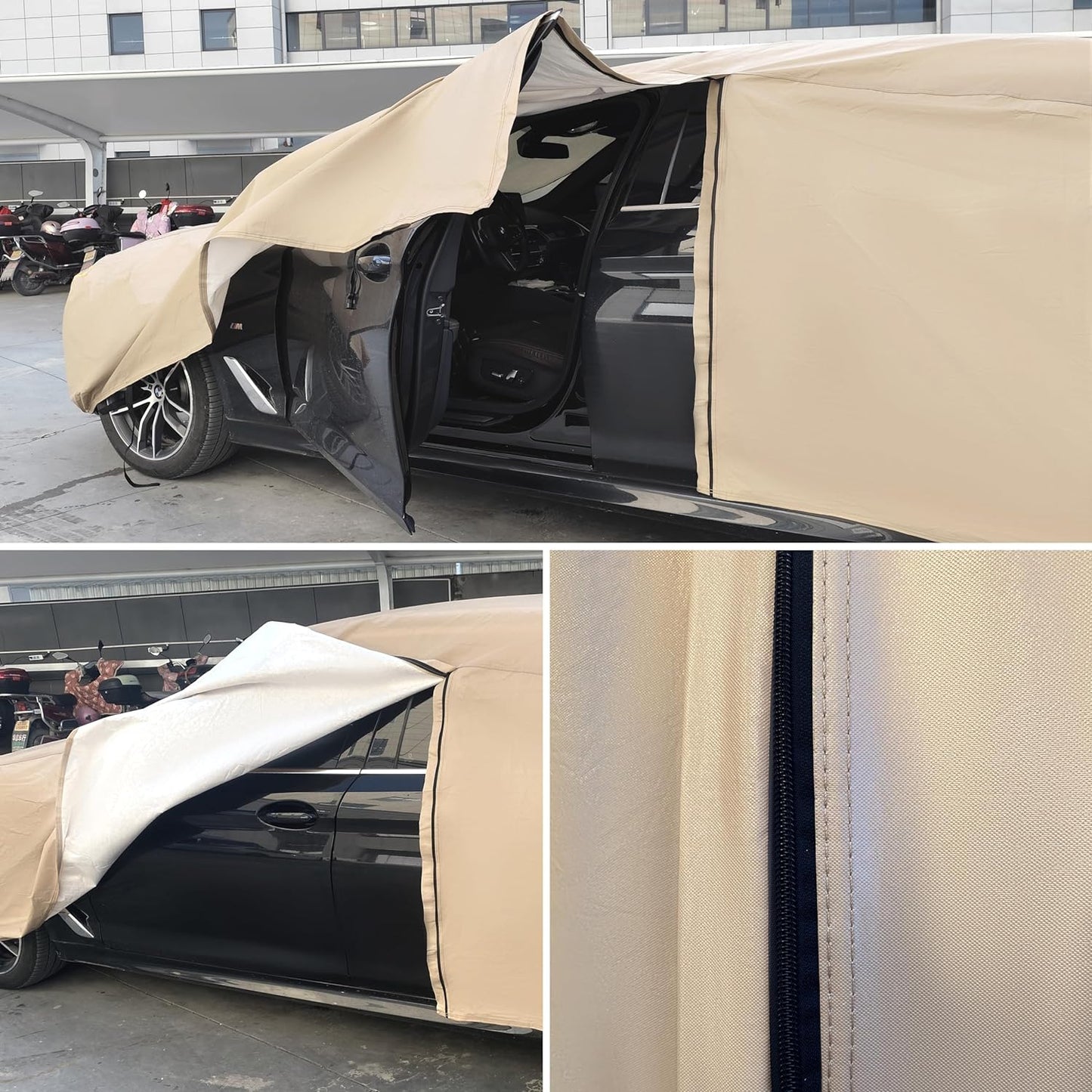 Heavy Duty Outdoor Car Cover Custom Fit for Dodge Charger,Windproof All Weather Waterproof Sun Rain UV Dust Snow Protection Outdoor Car Covers